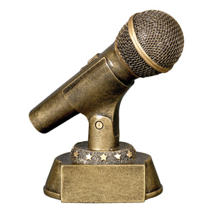 Microphone Gold Resin