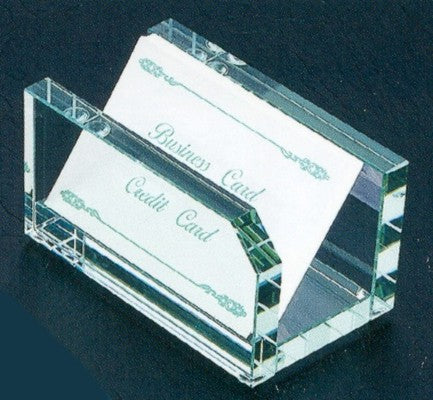 Glass Business Card Holder